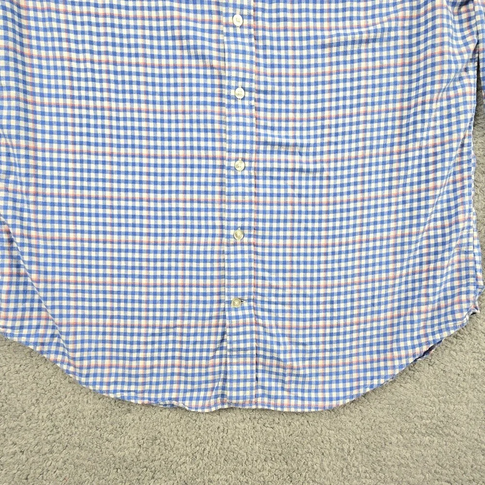 Vineyard Vines Mens Large Slim Fit‎ Whale Flannel Shirt Long Sleeve Button - Picture 4 of 11